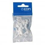 Abra�adeira redonda branca com prego 2x2,5mm n�8 (blister 15 unid.) ref� E48008 EDM