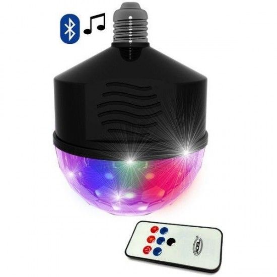 Luz LED Decorativa Bluetooth para Discoteca PARTY FUN com Coluna e Controlo Remoto ref� ED-6670 MADE