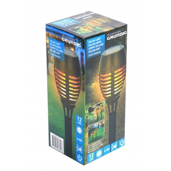 Led Solar para Jardim, 1 un, 12Led ref� ED-6640 MADER