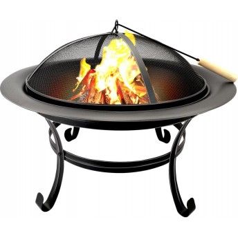 Lareira Exterior, Ao, 58.5x75.5cm ref ED-6638 MADER