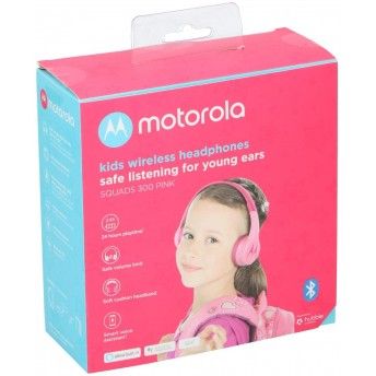 Auscultadores Bluetooth Motorola Squads 300 Rosa ref ED-4079 MADER
