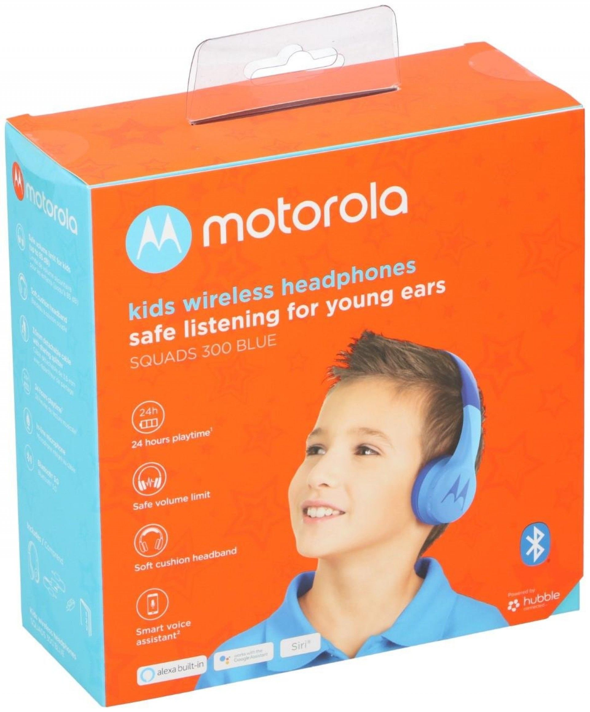 Auscultadores Bluetooth Motorola Squads 300 Azul refª ED-4081 MADER