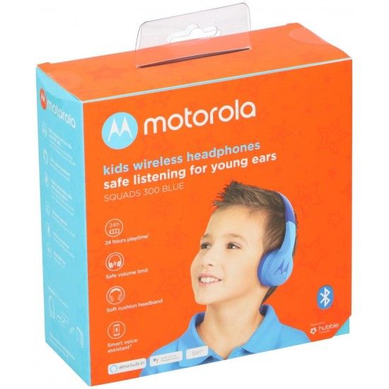 Auscultadores Bluetooth Motorola Squads 300 Azul ref ED-4081 MADER