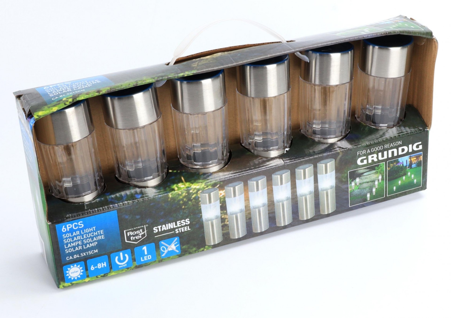 Led Solar para Jardim, 6 un refª ED-2591 MADER