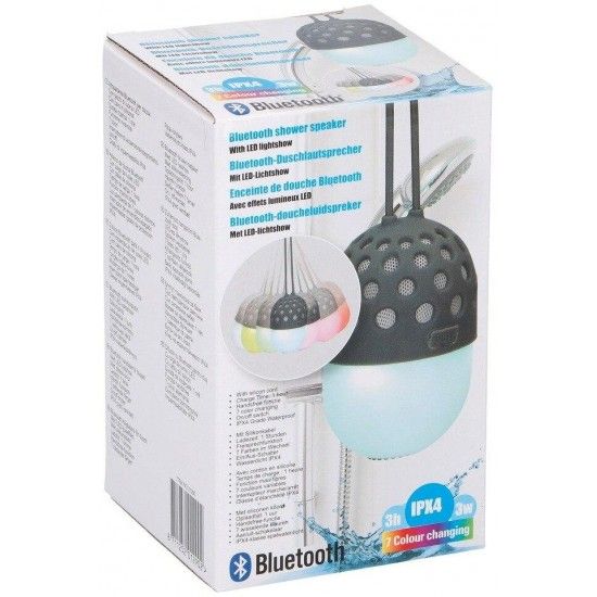 Coluna Bluetooth para Duche com Altern�ncia de Cor   ref� ED-1290 MADER