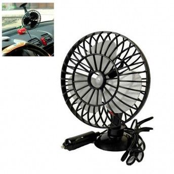 Ventoinha para carro com ventosa e oscilante 12v 2m de cabo ref 99951 ALL RIDE