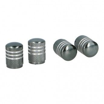 Set de 4 tampões de válvulas rodas de carro cinza refª 99984 LIFETIME Set de 4 tampões de válvulas rodas de carro cinza refª 99984 LIFETIME