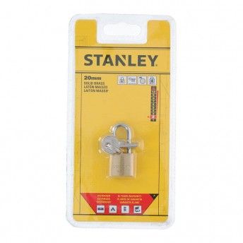 Cadeado de arco 20mm com chave ref� 99911 STANLEY
