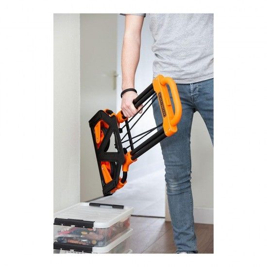 Carrinho transporte dobrável max. 65kg 40x41x102cm refª 99750 BLACK+DECKER Carrinho transporte dobrável max. 65kg 40x41x102cm refª 99750 BLACK+DECKER