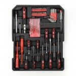 Conjunto de 187 pcs. ferramentas e acessrios em trolley ref 99756 FULMO