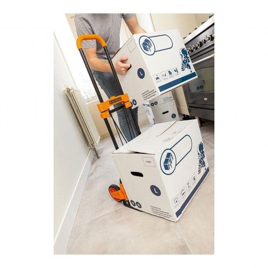 Carrinho transporte dobrável max. 65kg 40x41x102cm refª 99750 BLACK+DECKER Carrinho transporte dobrável max. 65kg 40x41x102cm refª 99750 BLACK+DECKER