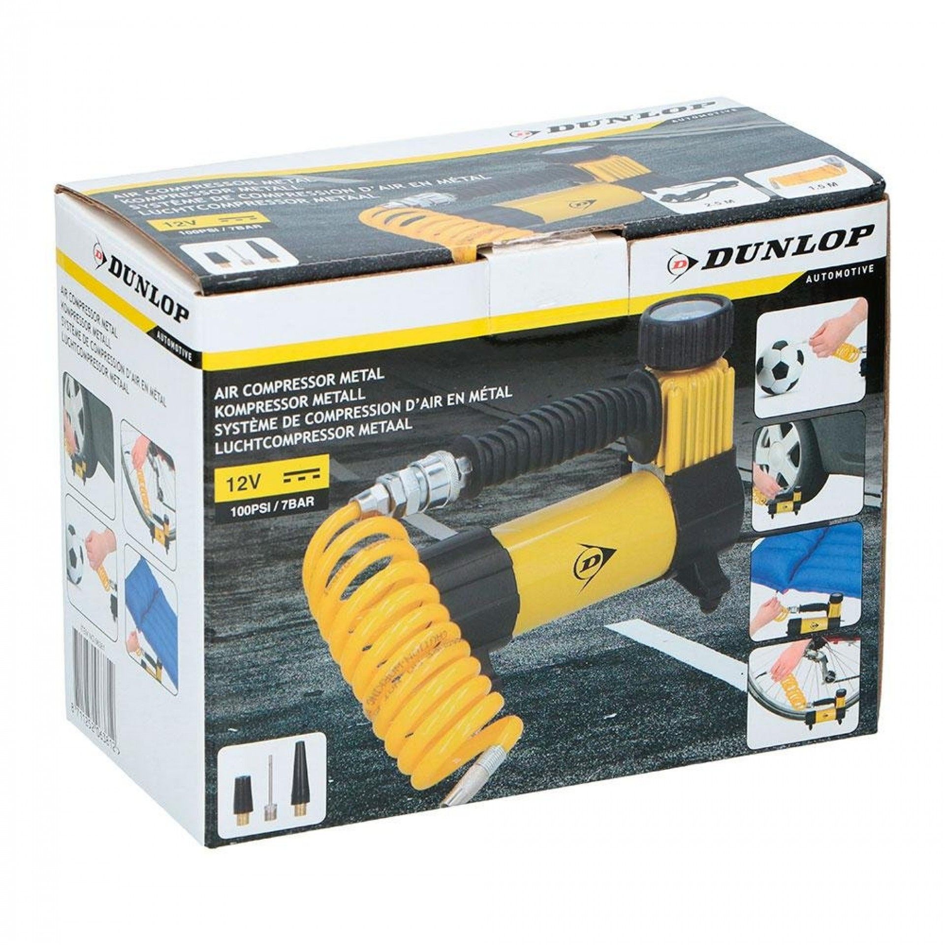 Compressor metálico para veículo 12v refª 99706 DUNLOP