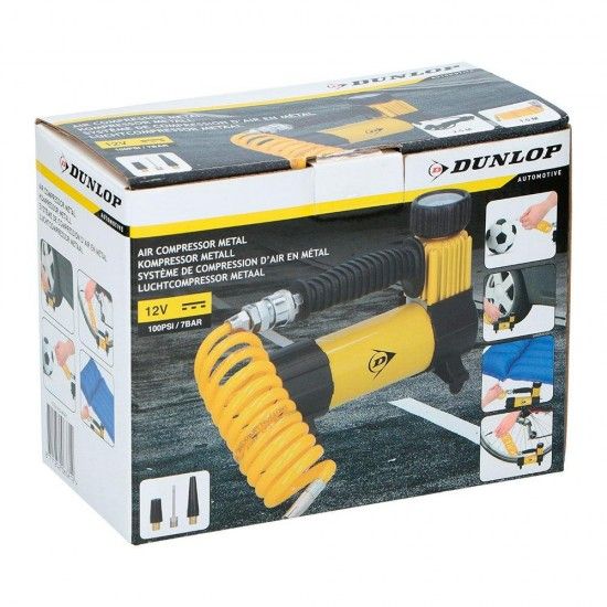 Compressor metlico para veculo 12v ref 99706 DUNLOP