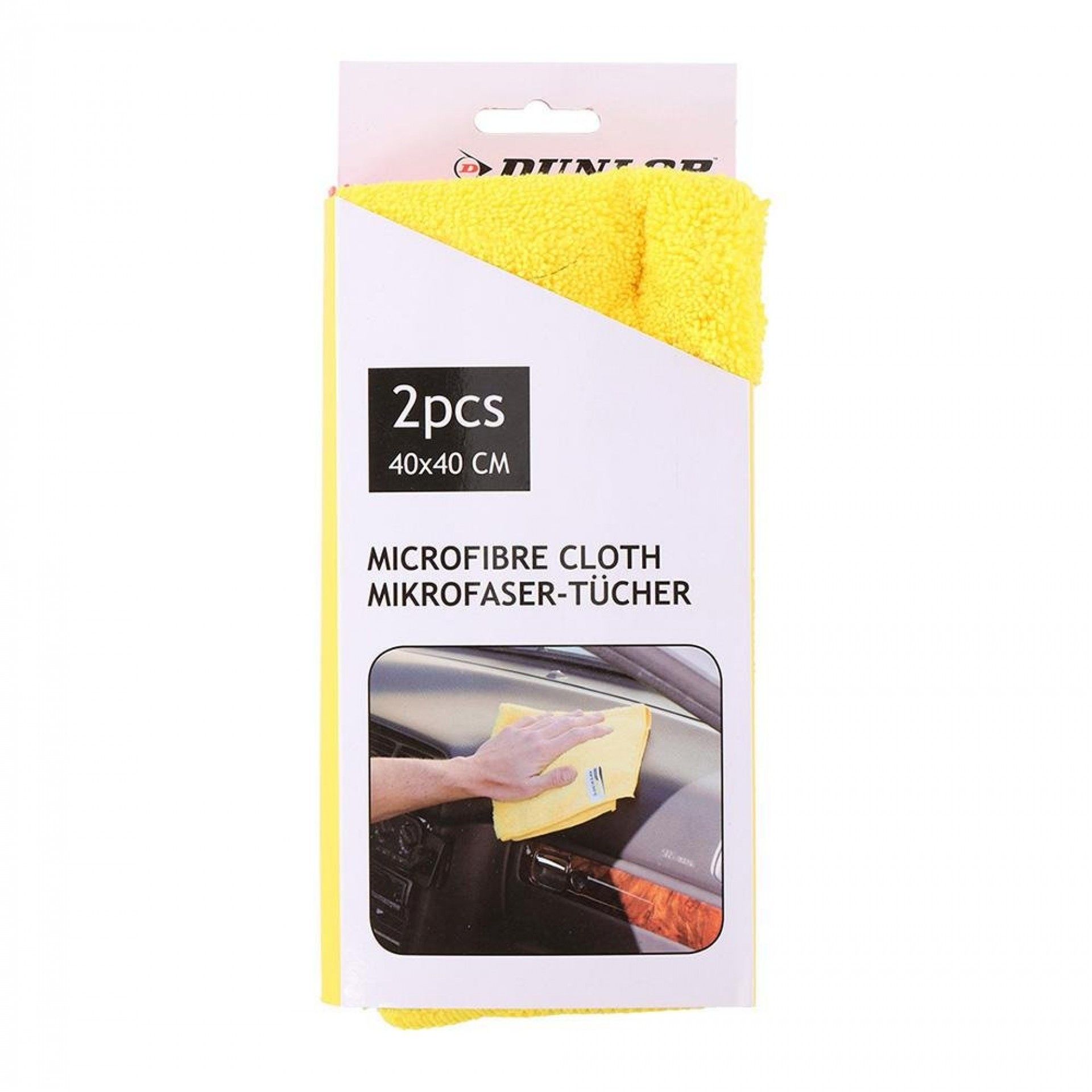 Pano de microfibras medida: 35x35cm refª 99620 DUNLOP