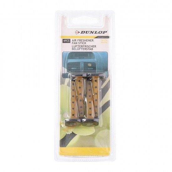 Pack 4 ambientador em stick para carro cores / modelos diversos ref� 99616 DUNLOP