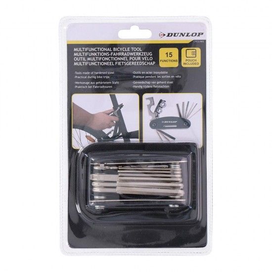 Miltiferramenta para biciclete cores / modelos diversos refª 99546 DUNLOP Miltiferramenta para biciclete cores / modelos diversos refª 99546 DUNLOP