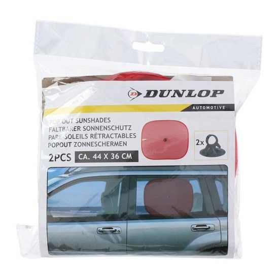 Set de 2 unid. prote��o sol para carro. medidas 36x44cm cores / modelos diversos ref� 99547 DUNLOP