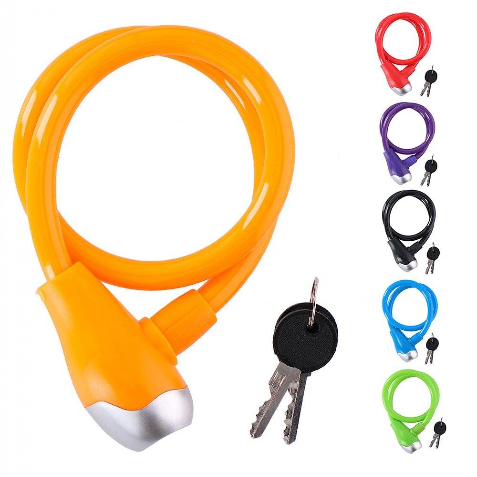 Cadeado de cabo ø12mm 65cm cores / modelos diversos refª 99534 DUNLOP