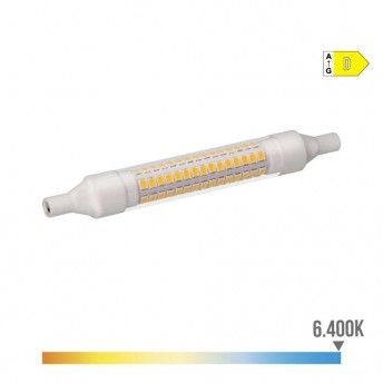 Lmpada lineal led 118mm r7s 9w 1280lm 6400k luz fria 1.6x11,8cm ref 98987 EDM