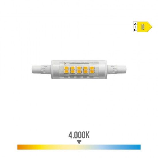 Lâmpada lineal led 78mm r7s 5.5w 780lm 4.000k luz dia ø16x78mm refª 98989 EDM Lâmpada lineal led 78mm r7s 5.5w 780lm 4.000k luz dia ø16x78mm refª 98989 EDM