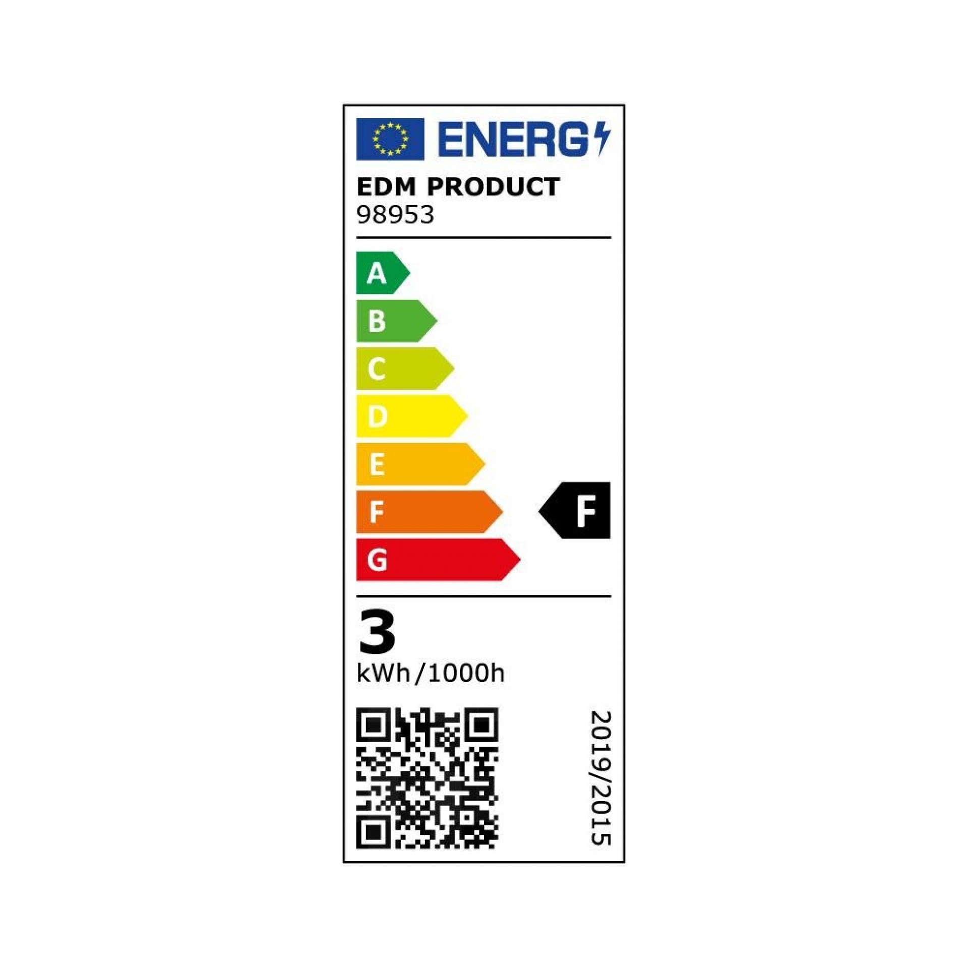 Lâmpada g9 led 3w 260lm 4000k luz dia regulável ø1,7x4,9cm refª 98953 EDM