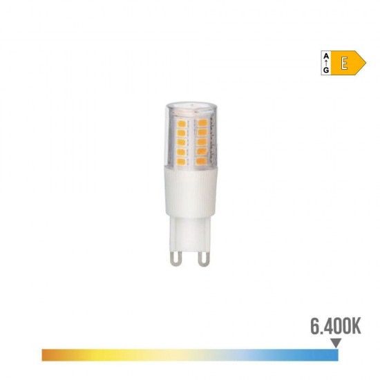 Lâmpada led g9 5,5w 700lm 6400k luz fria base cerâmica ø18x54mm refª 98928 EDM Lâmpada led g9 5,5w 700lm 6400k luz fria base cerâmica ø18x54mm refª 98928 EDM