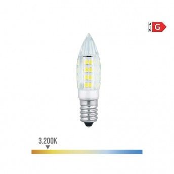 Lâmpada mini vela led e14 3w 280lm 3200k luz quente ø1.6x6,9cm refª 98885 EDM Lâmpada mini vela led e14 3w 280lm 3200k luz quente ø1.6x6,9cm refª 98885 EDM