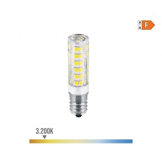 Lâmpada tubular led e14 4,5w 450lm 3200k luz quente ø1,6x6,6cm refª 98887 EDM Lâmpada tubular led e14 4,5w 450lm 3200k luz quente ø1,6x6,6cm refª 98887 EDM