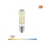 Lâmpada tubular led e14 4,5w 450lm 3200k luz quente ø1,6x6,6cm refª 98887 EDM Lâmpada tubular led e14 4,5w 450lm 3200k luz quente ø1,6x6,6cm refª 98887 EDM