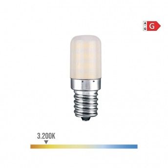 Lmpada tubular led e14 3w 250lm 3200k luz quente 1,8x5,2cm ref 98891 EDM