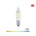 Lâmpada mini vela led e14 3w 250lm 6400k luz fria ø1.6x6,8cm refª 98884 EDM Lâmpada mini vela led e14 3w 250lm 6400k luz fria ø1.6x6,8cm refª 98884 EDM