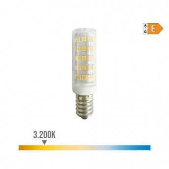 Lmpada tubular led e14 6,5w 800lm 3.200k luz quente. ref 98842 EDM