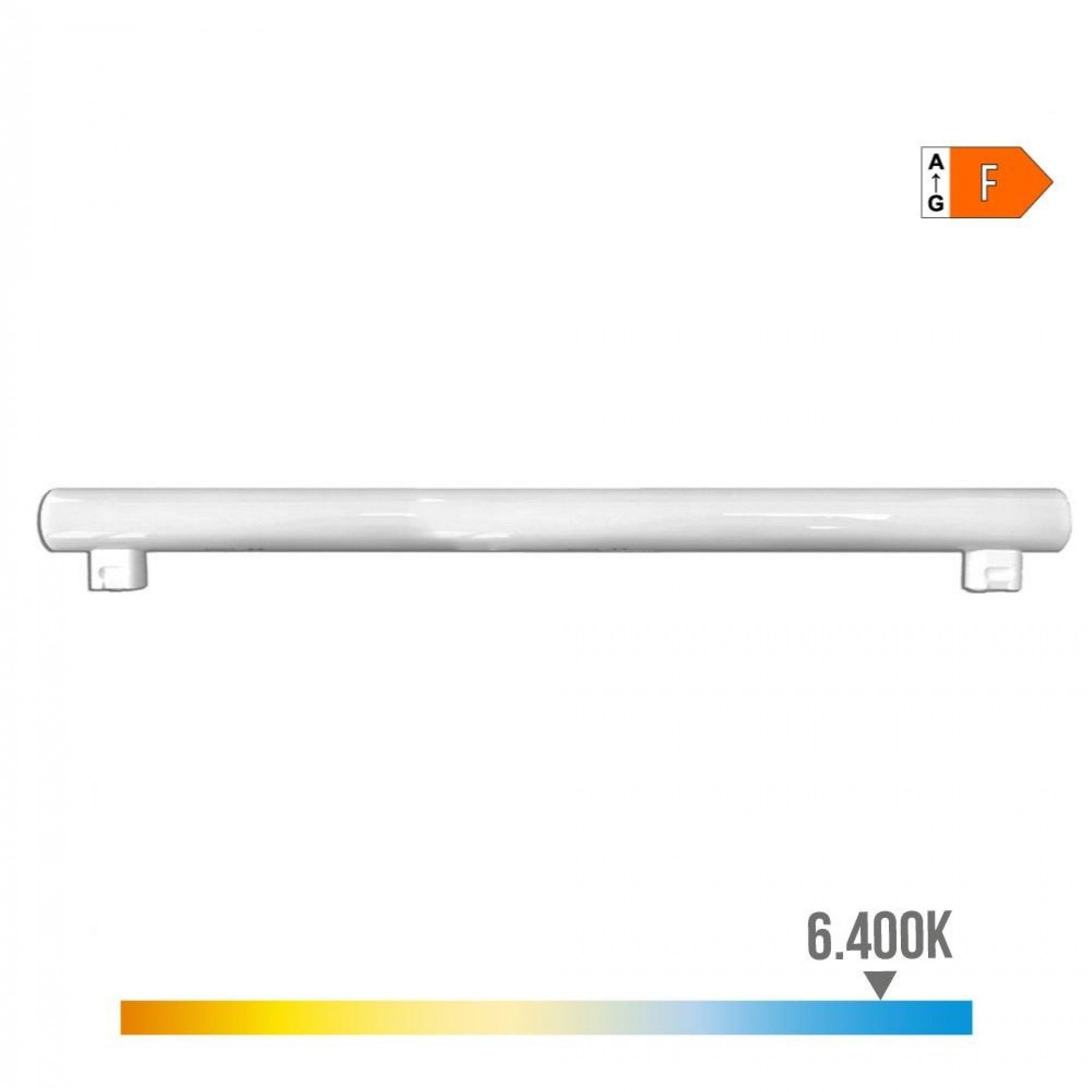 Lâmpada led linestra 2 casquilhos s14s 9w 950lm 6400k luz fria 500x30x47mm refª 98823 EDM