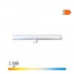 Lmpada led linestra 1 casquilho s14d 7w 600lm 2700k luz quente 300x30x47mm ref 98805 EDM