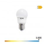 Lâmpada esférica led e27 8,5w 1000lm 6400k luz fria ø4,5x8,6cm refª 98728 EDM Lâmpada esférica led e27 8,5w 1000lm 6400k luz fria ø4,5x8,6cm refª 98728 EDM