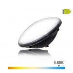 Lâmpada de piscina led par56 15w 1300lm 6500k luz fria ip68 ø17,6x6cm refª 97900 EDM Lâmpada de piscina led par56 15w 1300lm 6500k luz fria ip68 ø17,6x6cm refª 97900 EDM