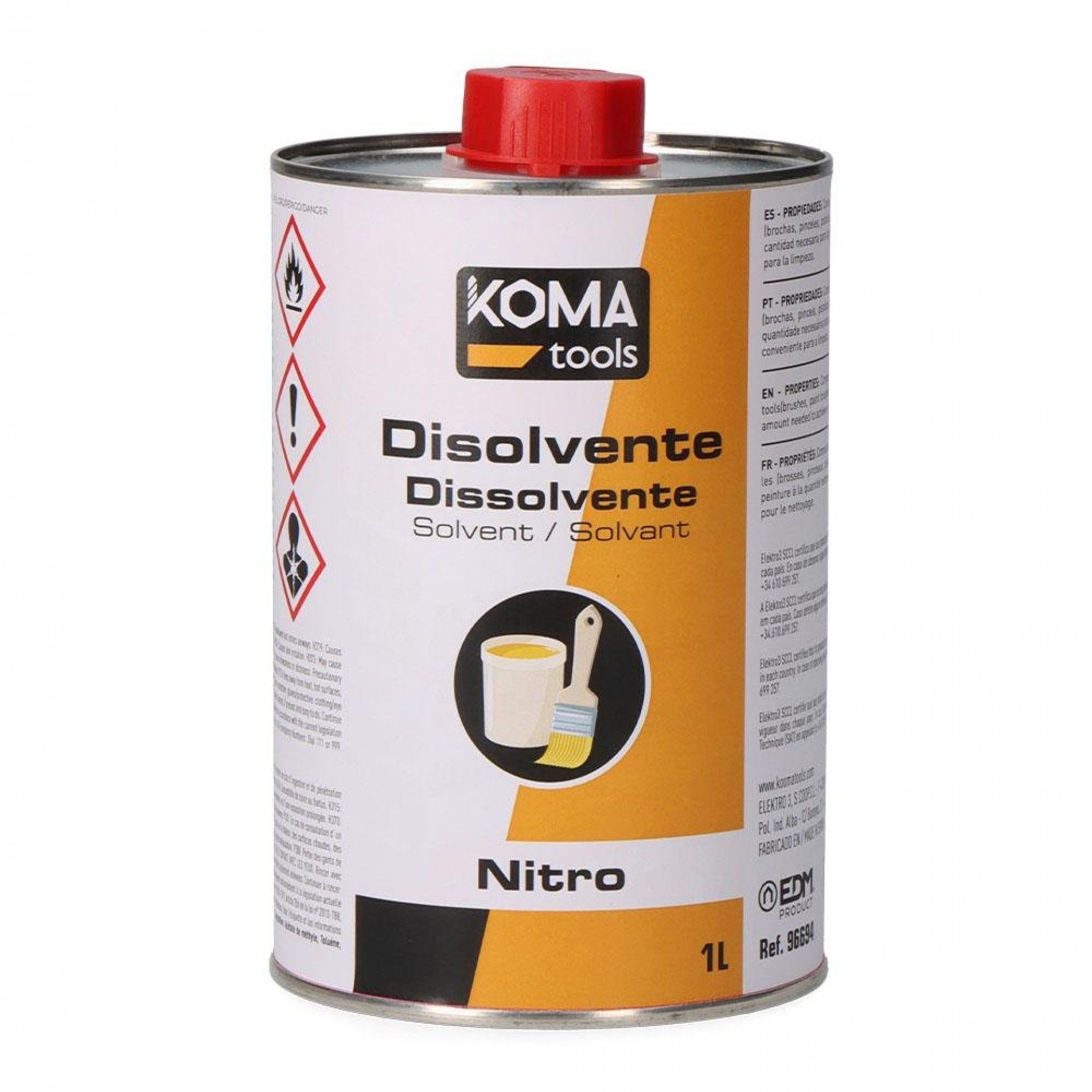 Dissolvente 1 litro refª 96694 KOMA TOOLS
