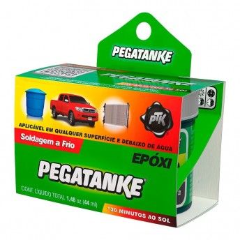 Cola Pegatanke 44ml (2 componentes) preto ref 96470