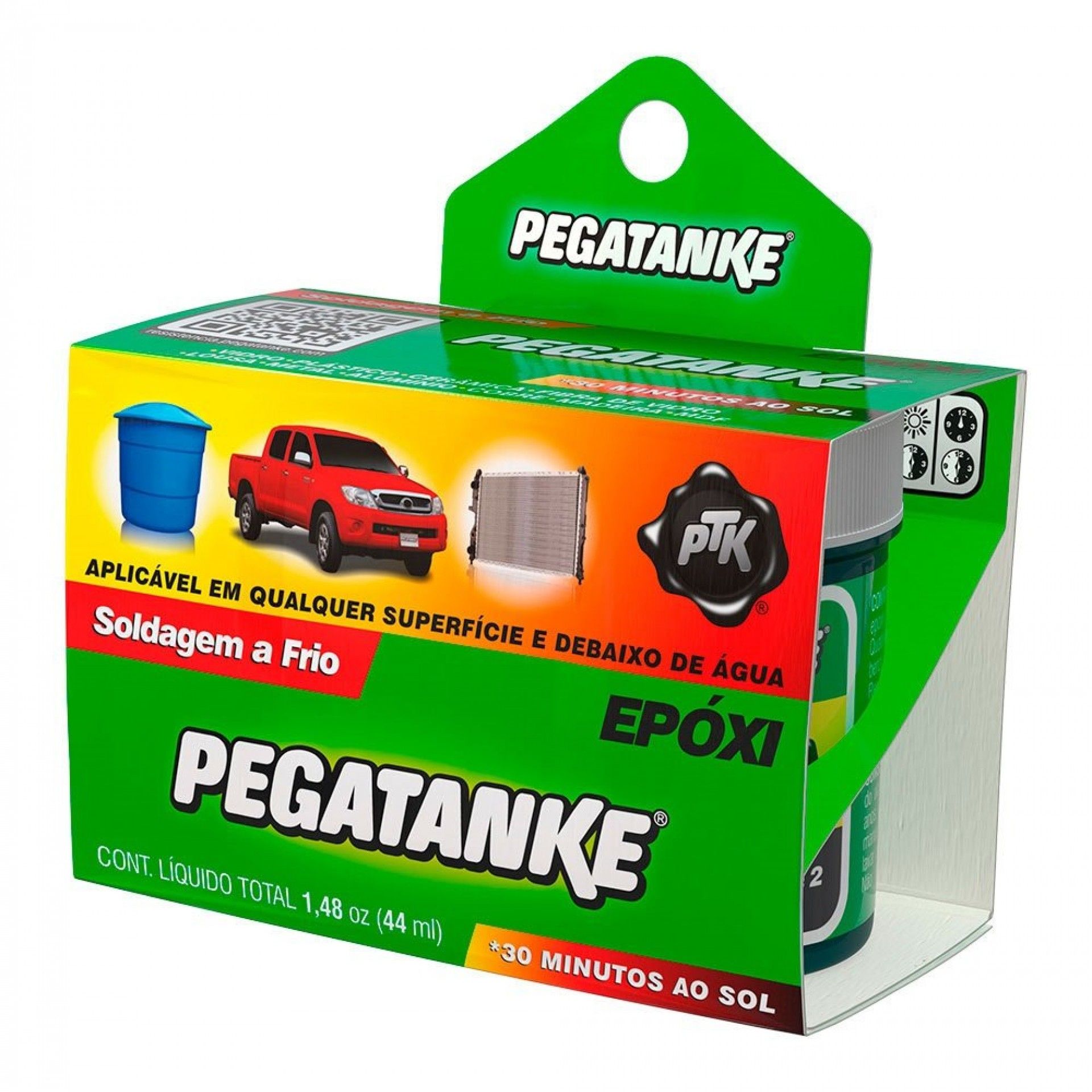 Cola Pegatanke 44ml (2 componentes) preto refª 96470