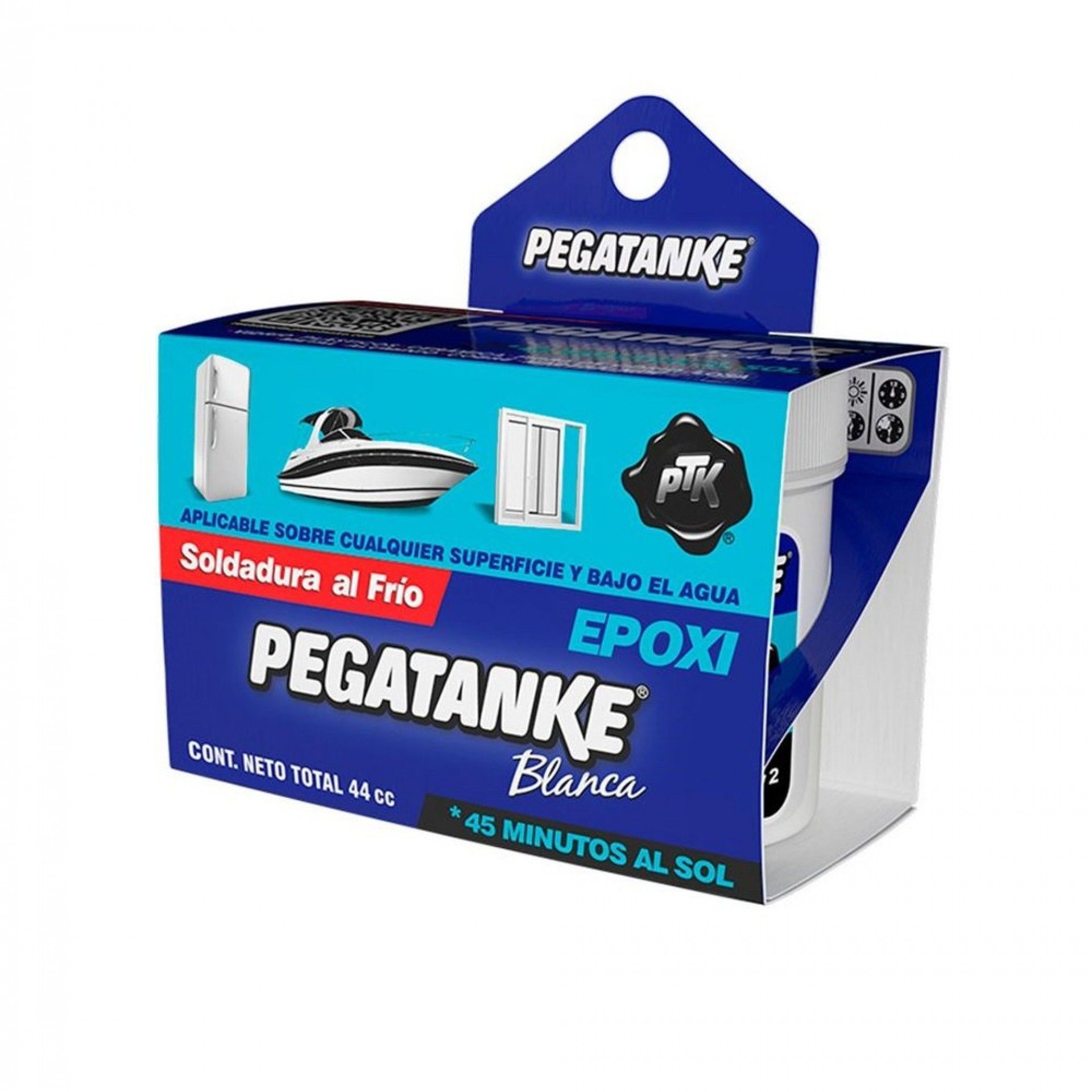 Cola Pegatanke 44ml (2 componentes) Branco refª 96471