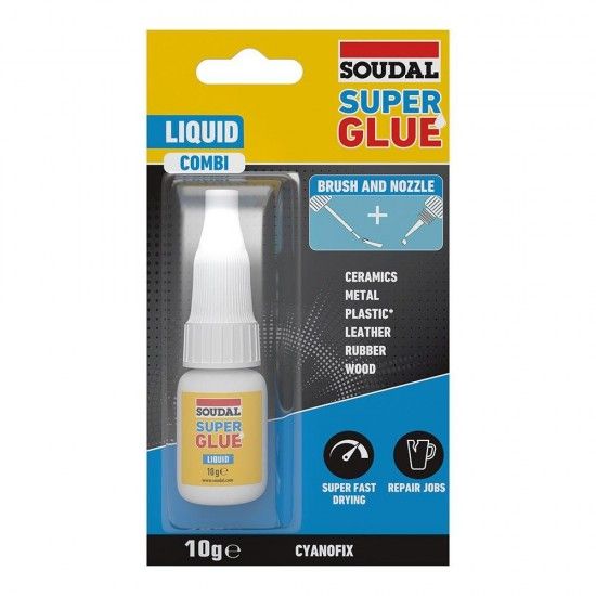 Soudal super glue pincel 10g 160024 ref 96444 SOUDAL