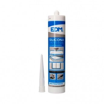 Silicone universal branco actico contra fungos 280ml ref 96450 EDM