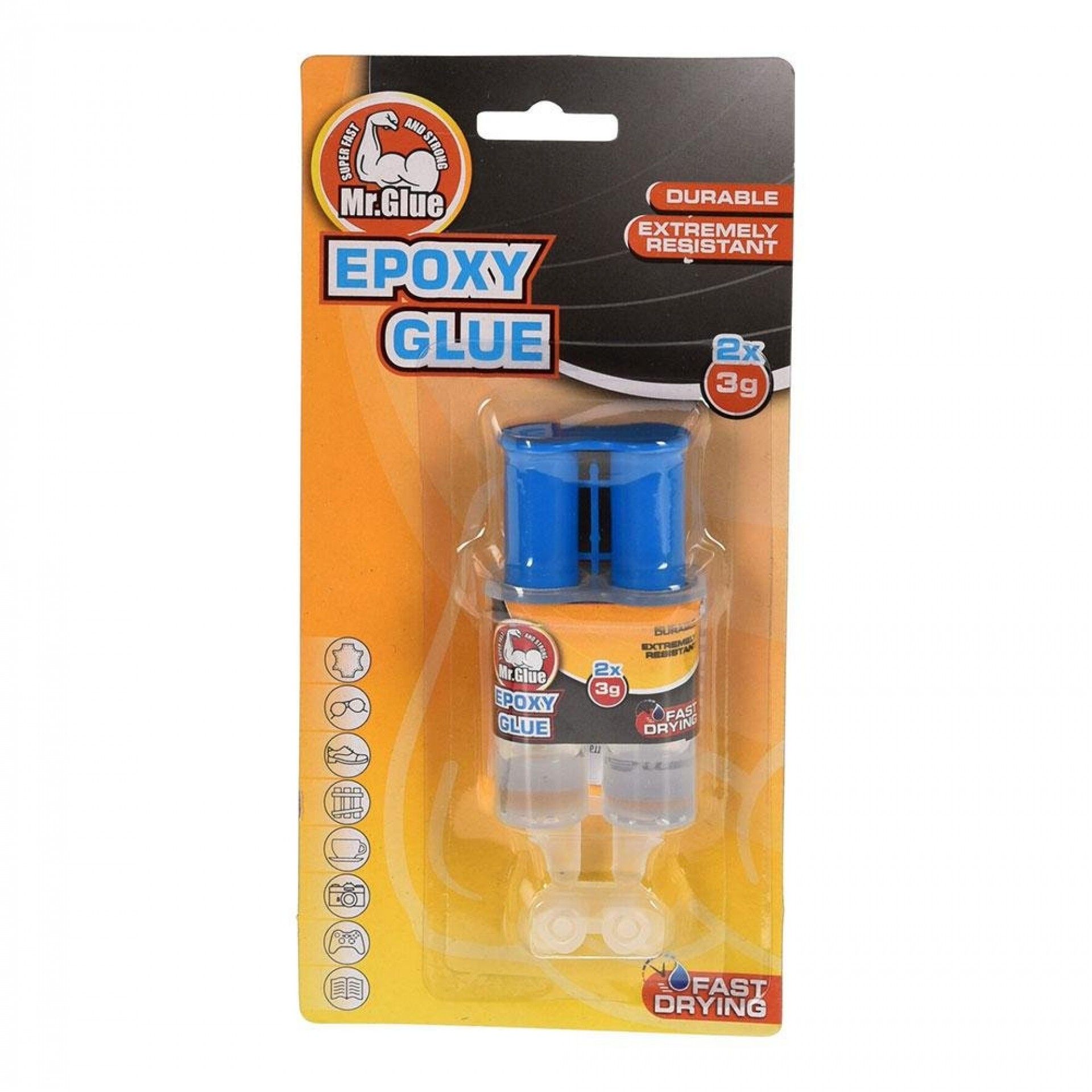 Resina epóxi 2 componentes 3g refª 96449 NULL