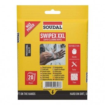 Saco de 20 toalhas swipex xxl 120874 ref 96440 SOUDAL