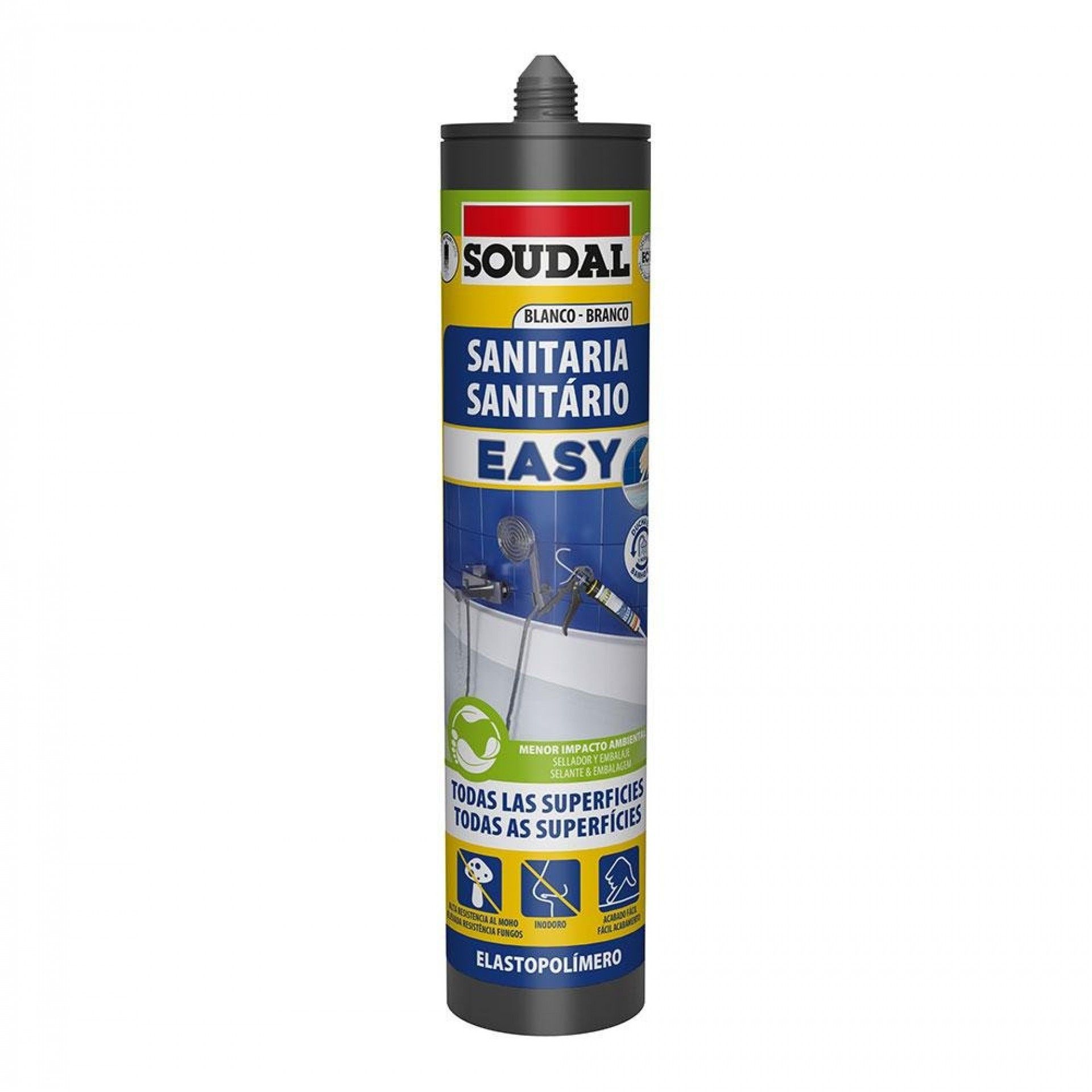 Easy sanitários branco 290ml 158090 refª 96437 SOUDAL