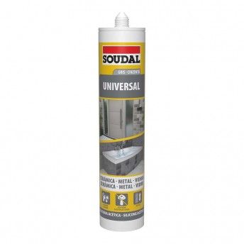 Silicone universal cinzento 280ml 115927 ref 96414 SOUDAL