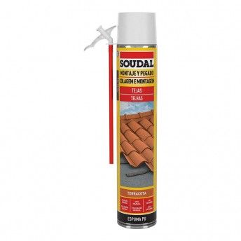 Espuma para telhas cnula vermelho 750ml ref 96433 SOUDAL