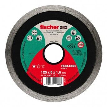 Disco corte fcd-ses 125x1,6x22,23 512875 ref 96356 FISCHER