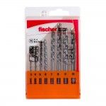 Pack 8 brocas de percussão s ø ¾/5/6/7/8/9/10mm 543027 refª 96347 FISCHER Pack 8 brocas de percussão s ø ¾/5/6/7/8/9/10mm 543027 refª 96347 FISCHER