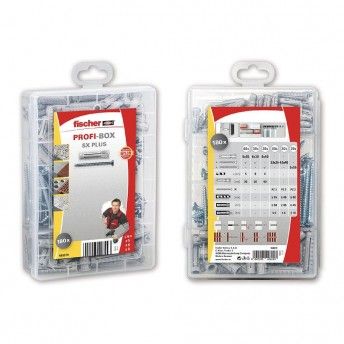 Maleta 90 buchas + parafusos sx plus 5/6/8 + parafusos 5568679 refª 96333 FISCHER Maleta 90 buchas + parafusos sx plus 5/6/8 + parafusos 5568679 refª 96333 FISCHER